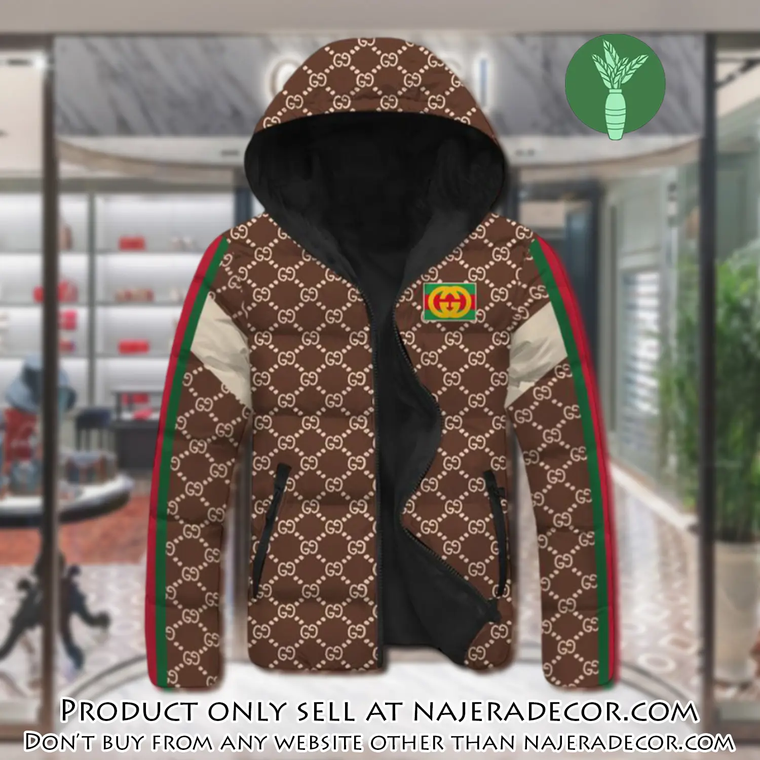 Gucci downfilled coat ultralight down jacket outdoor jacket warm outwear dfj1007 njr3351451